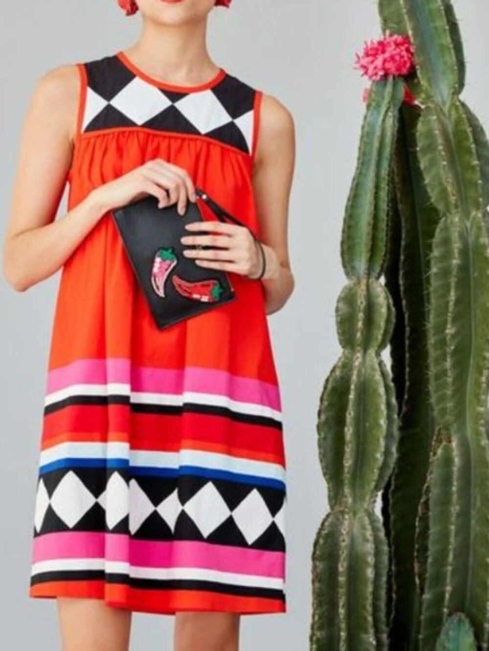 KATE SPADE New York Geo Border Shift Dress Size XXS Orig $348